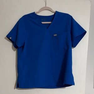 Figs royal scrub top